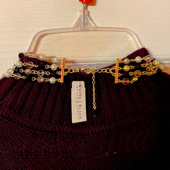 WHBM Silver, Beaded Necklace - Picture 6 of 9